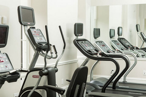 congress hall fitness room treadmills and elliptical machine