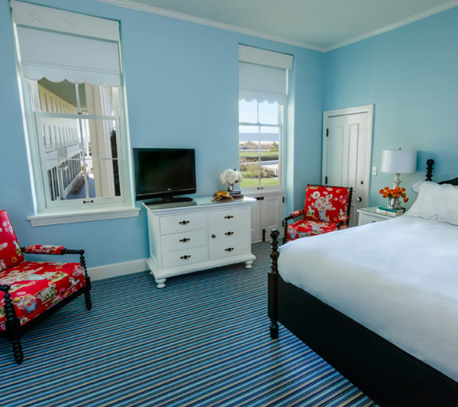 Congress Hall hotel room with view of ocean